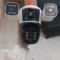 دوربین مداربسته بیسیم سیمکارتی دو لنز و سه لنز|دوربین مداربسته|رشت, منظریه|دیوار