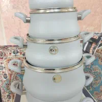 سرویس قابلمه تفلون جنس ضخیم نونومناسب جهزیه