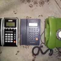 سه تا تلفن رومیزی انتیک عتیقه قدیمی