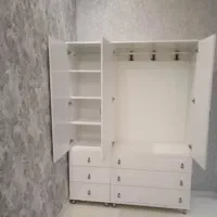 کمدلباس ام دی اف آینه دراور کمد لباس (جاکفشی)۴طبقه