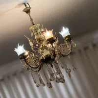 لوستر برنز ۵ شاخه