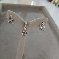 نیم ست نقره|جواهرات|داران, |دیوار