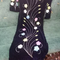 لباس محلی منجق دوری شده|لباس|یاسوج, |دیوار