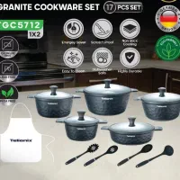 سرویس قابلمه ۱۷ پارچه گرانیت تلیونیکس