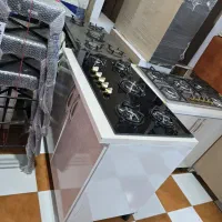 اجاق گاز صفحه ای همراه با کابینت هر دو نو|اجاق گاز و لوازم برقی پخت‌وپز|مسجد سلیمان, |دیوار