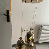 لوستر و پرده زبرا|لوستر و چراغ آویز|تهران, علی‌آباد|دیوار