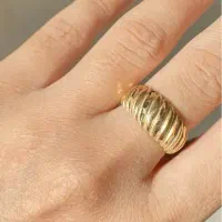 انواع انگشتر های روسی مدل کارلا سوفیا کپی طلا