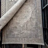 گلیم ابریشم ۴متری سبز طوسی پسند نخ ترک|گلیم، جاجیم، گبه|مشهد, امیر|دیوار