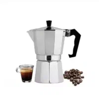 قهوه جوش موکاپات اسپرسو آلومینیوم قهوه ساز ۳ کاپ