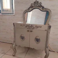 روشویی یو پی وی سی همراه با شیرو آیینه درحدنو