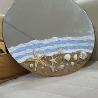 آینه گرد طرح دریا