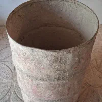 بشکه بنایی و قرقره و طناب