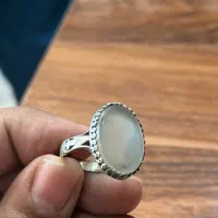 انگشتر نقره مردانه عقیق