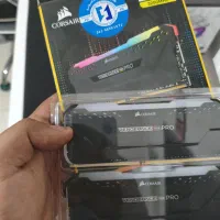 دو عدد رم 8 Corsair vengeance rgb کاملا نو