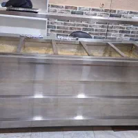کانترگرم هات بنماری ویترینی ۵ لگن گاز و برق همزمان