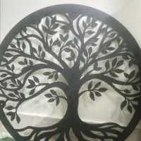 تابلو فلزی مدرن دکوراتیو طرح درخت زیتون