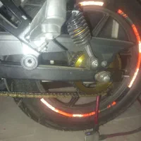 آپاچی آلبالویی مدل 95|موتورسیکلت|مشهد, الهیه|دیوار