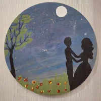 دیوارکوب با قطر ۲۵ سانتی متر