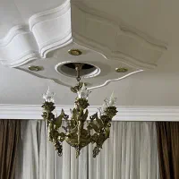 لوستر تمام برنج طرح فرشته|لوستر و چراغ آویز|نسیم‌شهر, |دیوار