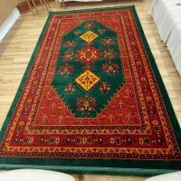 دو تخته فرش طرح بلوچ - ۶متری