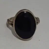انگشتر زنانه سنگ مشکی