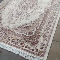 فرش کرمی تمام نخ