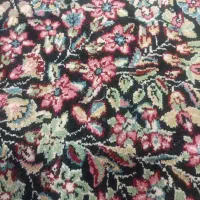 فروش فرش زیر قیمت بازار رنگ کرم گردویی زیبا