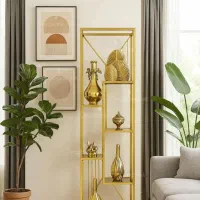 ویترین بوفه استندکنارسالنی کنسول فلزی دکوری استیل|بوفه، ویترین، کنسول|تهران, مشیریه|دیوار