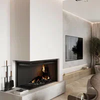 شومینه گازی ال، دو بعدی