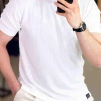 تیشرت سفید رنگ‌بندی موجود