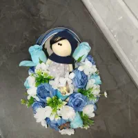 باکس گل برای هدیه به بچه پسر تازه تولد شده|گل مصنوعی|نجفآباد, امیرآباد|دیوار