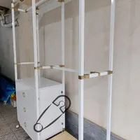 رگال لباس با دراور ۳ کشو و ۳ ردیف آویز (کد ۴۱)|جاکفشی، کمد، دراور|رشت, ولکس|دیوار