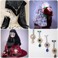 محصولات دخترانه ، مقنعه ، چادر ، گیره ، روسری