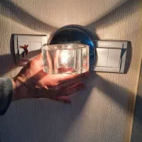 دیوارکوب کریستالی جدید|لوستر و چراغ آویز|اصفهان, چرخاب|دیوار