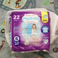 سه بسته پوشک شورتی سایز 6 دارم