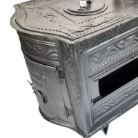 بخاری هیزمی جدید ورق طرحدار با سه کارایی|بخاری، هیتر، شومینه|اراک, |دیوار