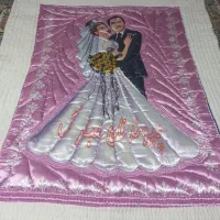دوخت لحاف کرسی و سرویس عروس|رختخواب، بالش، پتو|قیدار, |دیوار