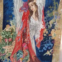 دوتا تابلو فرش دستباف باهم ۱۴ تومن