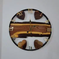 ساعت چوبی سایز بزرگ
