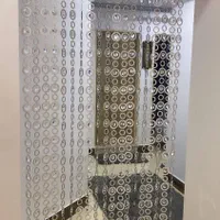 پرده چوبی و کریستال مدل رویا