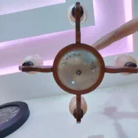 دو عدد لوستر چوبی سلطنتی|لوستر و چراغ آویز|رشت, کوی حسینی|دیوار