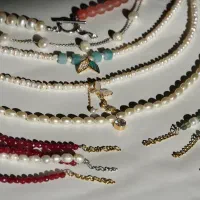 گردنبند دستبند جواهرات مهره ای تک و عمده|بدلیجات|تهران, پامنار|دیوار