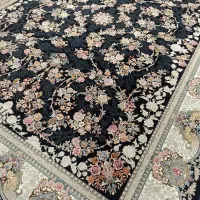 ۴تخته فرش ۱۲متری ۱۰۰۰ شانه تراکم ۳۰۰۰ سرمه ای نو