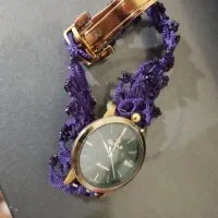 ساعت اماکس با بند گیپور بافی (هنر دست)