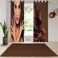 پرده سالن آرایشی|پرده، رانر، رومیزی|تهران, بازار|دیوار