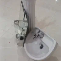 روشویی با آینه|لوازم سرویس بهداشتی|قروه, |دیوار