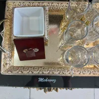 سرویس چایخوری رنگ ثابت ۹پارچه|ظروف سرو و پذیرایی|فردیس, شهرک هفده شهریور|دیوار