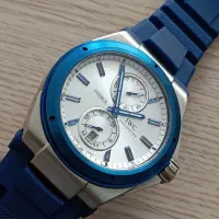 IWC Ingenieur ساعت صفحه سفید آبی