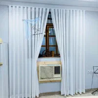 پرده حریر ساده|پرده، رانر، رومیزی|هشتگرد, |دیوار