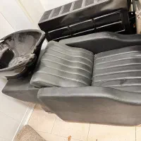 صندلی سرشور  آرایشگاه و سنگ حوضچه  پدیکور